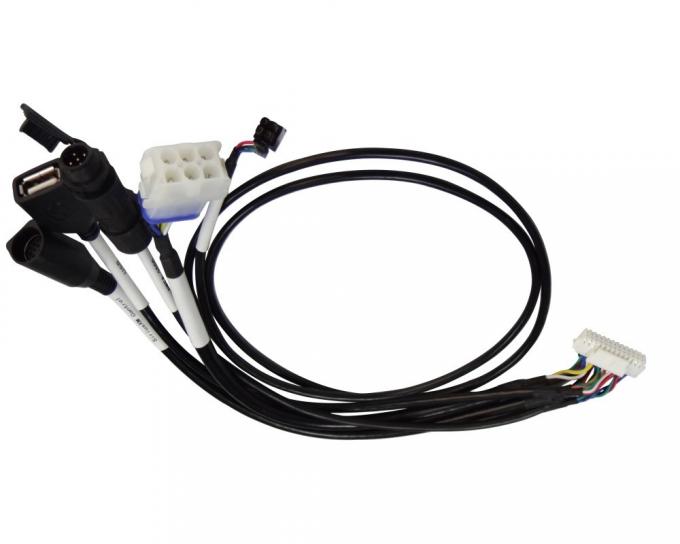 CE 電動ケーブル組装 オーダーメイド 海上級 ワイヤーハーネス ブラック 2