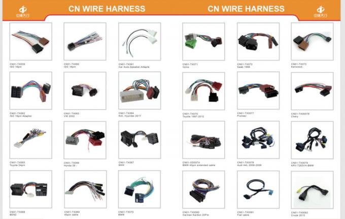 Custom Car DSP Amplifier Professional Audio Radio Wiring Harness Car Stereo Wire Harness for Geely