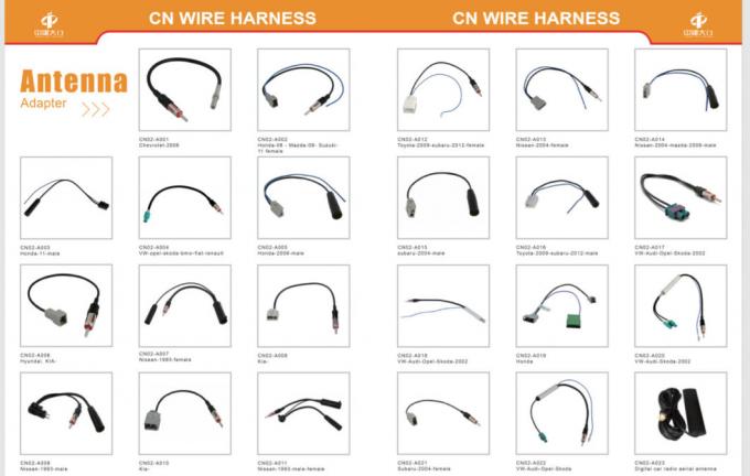 Custom Car DSP Amplifier Professional Audio Radio Wiring Harness Car Stereo Wire Harness for Geely