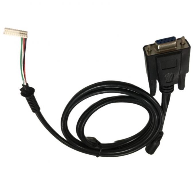 丸いケーブルワイヤーハーネス 2.54mm 4ピン DB9 女性 RS232 HMI 4