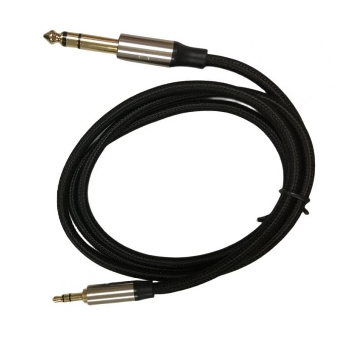 重用品 カスタムワイヤハーネス 男性から男性アックス 3.5mmから6.35mm ジャックオーディオケーブル 2