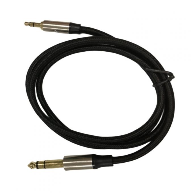 重用品 カスタムワイヤハーネス 男性から男性アックス 3.5mmから6.35mm ジャックオーディオケーブル 1