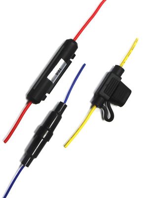 エレクトロニクス インライン 自動車用ファイューズホルダー 300V ガラスファイューズ用