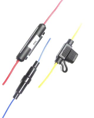 エレクトロニクス インライン 自動車用ファイューズホルダー 300V ガラスファイューズ用
