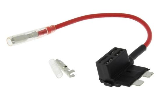 RoHS 自動車電源ケーブル 直線 300V フィューズ付き カスタム電源コード フィューズボックス