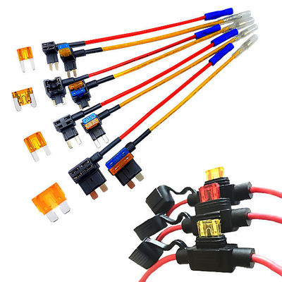 マイクロ自動車ファイューズアダプターキット 12V 15 AMP ブレイドファイューズホルダー