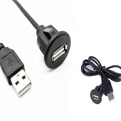 自動車,自転車,オートバイ用の電圧24VUSBダッシュマウントアダプタ