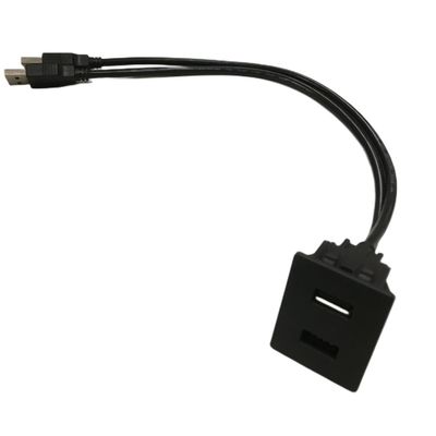 FCC ダブルUSBケーブル拡張ラッチ マウント 三?? 自動車用