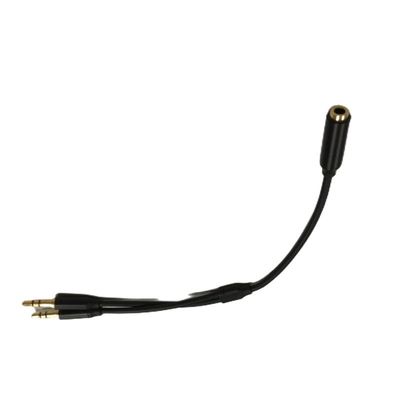 Y スプリッターケーブル ワイヤーハーネス オーディオケーブル ヘッドセット 3.5mm 2 男性マイクケーブル