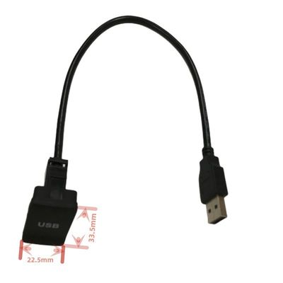 FCC 電動ケーブル ハーネス AUX カー ダッシュ マウント ケーブル カー USB