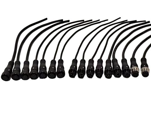 男性直線 M12ケーブル LED 機器/医療機器 OEM